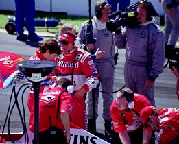 Zanardi, before the race